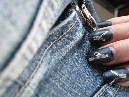 Nail art : Mon jean préféré