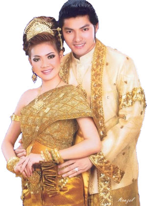 Costumes de mariage cambodgien