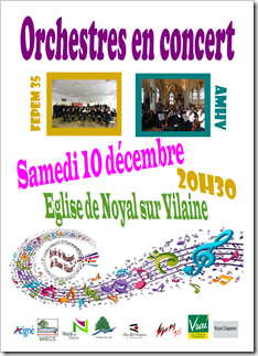 - 10/12/2016 : Concert AMHV et FEPEM35