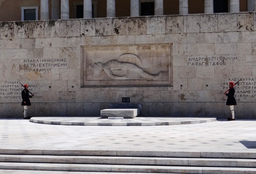 La Tombe du soldat inconnu à ATHENES