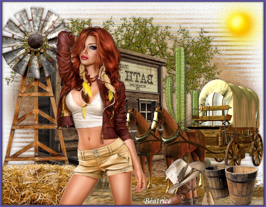 Reproduction N°35  Country girl