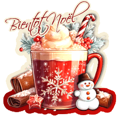 Bientôt Noël, gif animé, blinkie,carte, attente