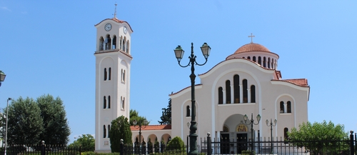 Eglise de Nea Makri en Grèce