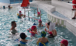 Premières séances de piscine pour les GSB