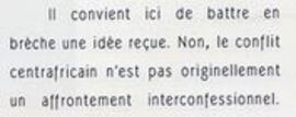 Centrafrique : l'écrivain Thomas Dietrich accuse Deby et la France (revue de Sciences Po)