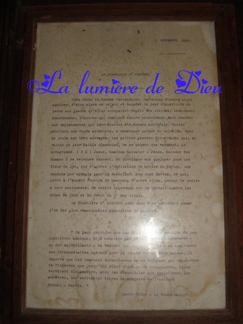 Arbonne : église saint Laurent