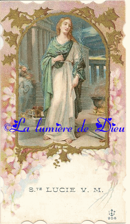 Sainte Lucie de Syracuse, Vierge et martyre en Sicile (+ v. 305)