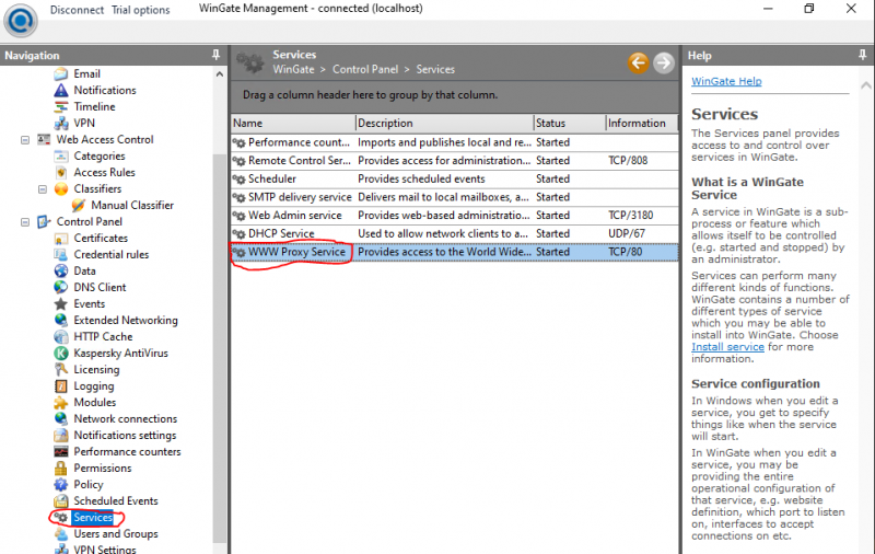 Scanner le trafic HTTP et HTTPS grâce au proxy et à Kaspersky