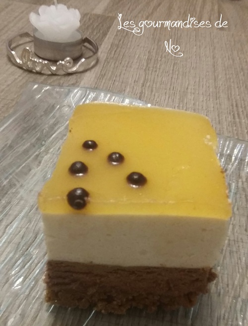 Bavarois poire / chocolat