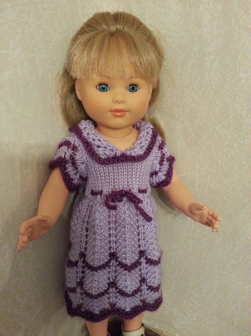 Robe violet mauve pour Rose