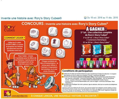 Concours Rory's Story Cubes