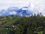 Le Chimborazo sur la route d'Ambato