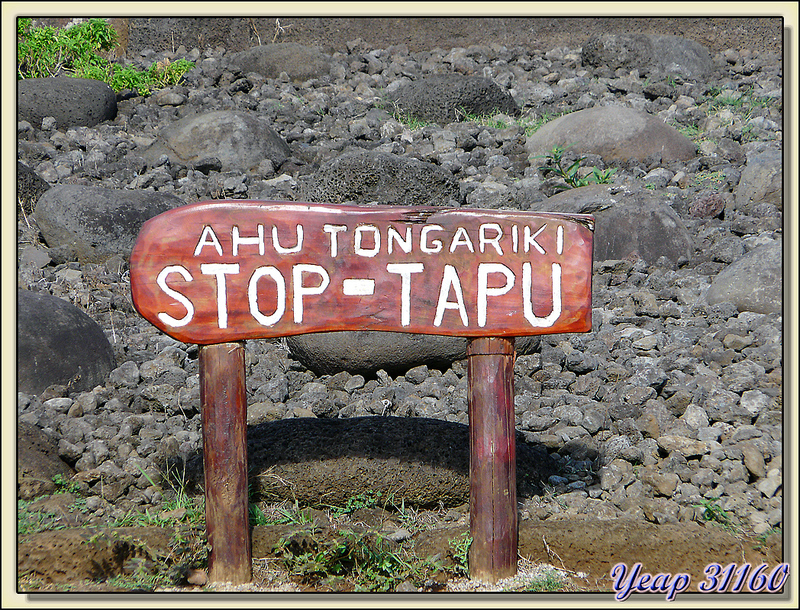La visite de l'Ahu Tongariki n'est pas tapu - Rapa Nui (île de Pâques) - Chili
