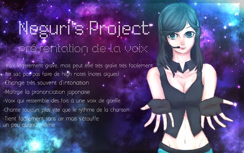 Le retour de Neguri's Project : Présentation de la voix