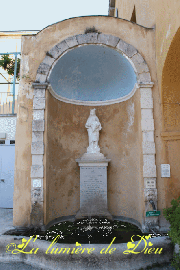 Notre-Dame de Laghet, la fontaine
