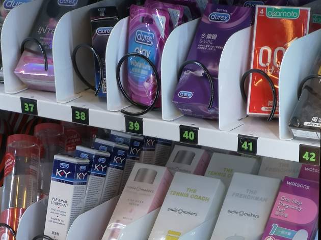 Productos eróticos en máquinas vending