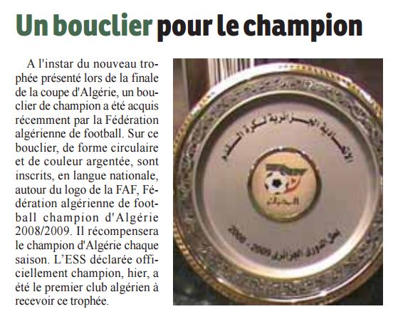 Un Bouclier pour le Champion