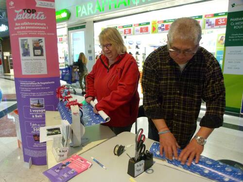 Emballage cadeaux Carrefour Barentin 