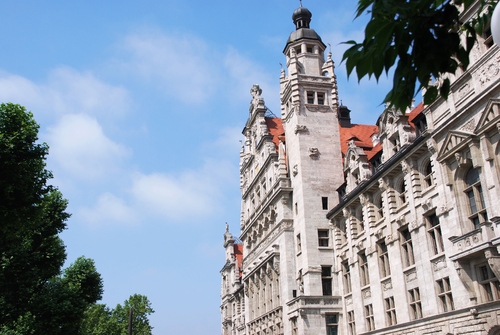  Leipzig : autour du Rathaus - Hôtel de ville (photos) 