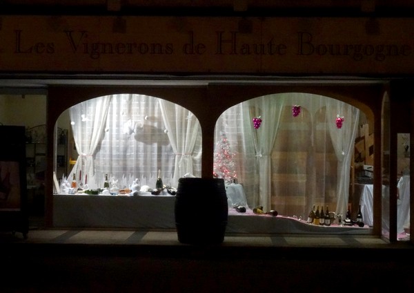 Vitrines de  fêtes, de nuit, 2016 à châtillon sur Seine