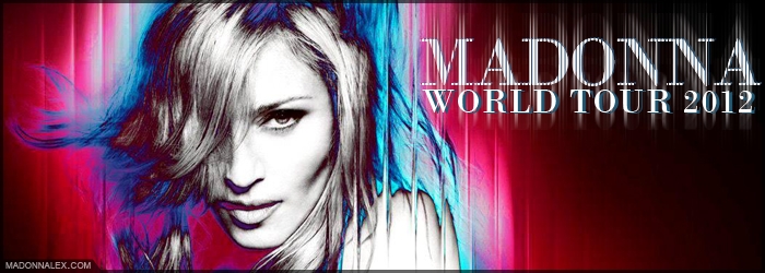 Madonna World Tour 2012 - minisite