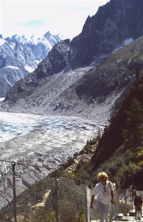 Chamonix et Mer de Glace + Le train de Montenvers - Aout 1992