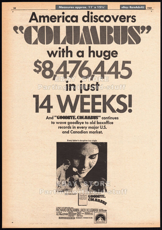 BOX OFFICE USA DU 3 JUILLET 1969 AU 9 JUILLET 1969