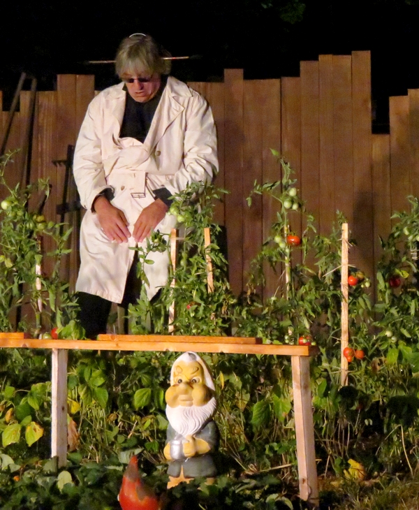"Les radis rikikis de Kiki " ont fait la joie des spectateurs, dans le jardin potager de la Compagnie des Gens !