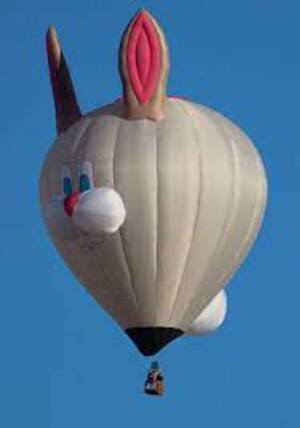 season balloons bunny balloons