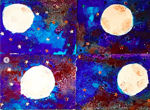 arts visuels : la lune 