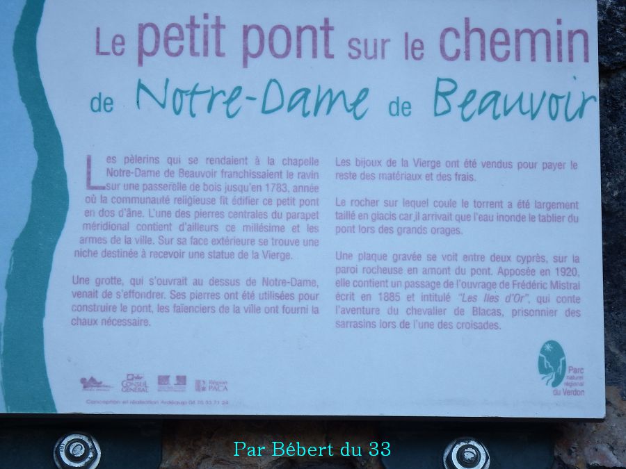 Moustiers , Notre Dame de Beauvoir