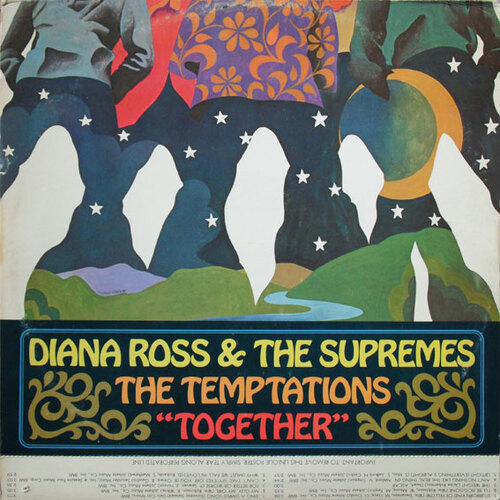 Diana Ross & The Supremes With The Temptations : Album " Together " Motown Records MS 692 [ US ]