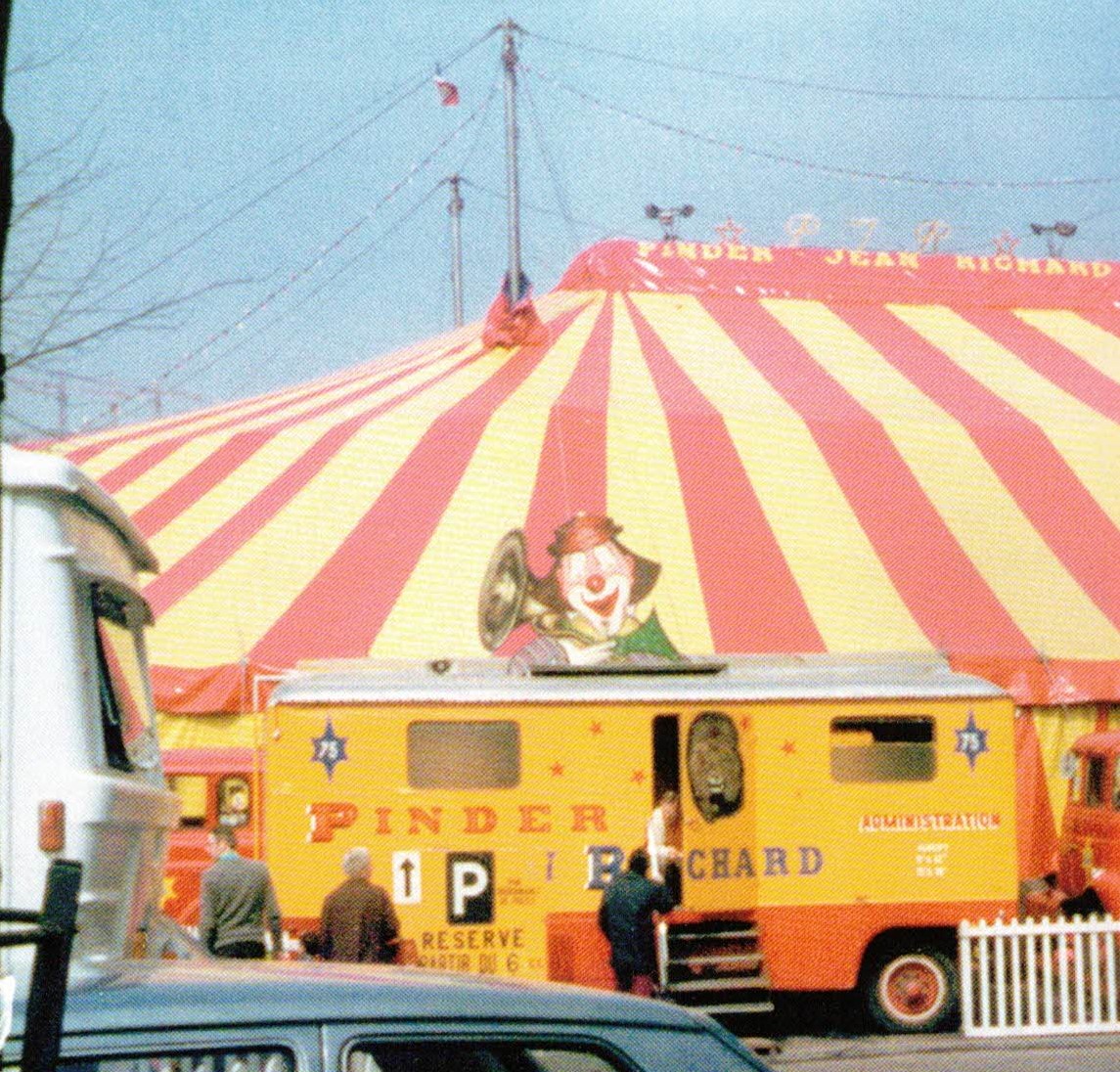 le cirque Pinder Jean Richard à Liège en Belgique, en 1978 - GENERATION JEAN  RICHARD