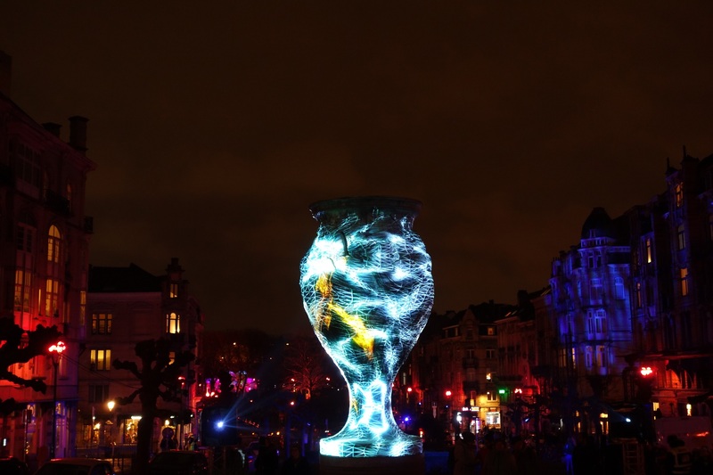 Mise en lumière du patrimoine bruxellois.