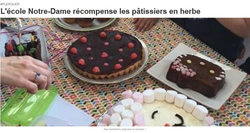 Articles Ouest France -Concours de Gateaux Paques 2018