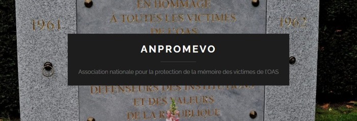 «  Hommage à Mouloud Feraoun   et aux victimes de l’OAS » : Communication de l’ANPROMEVO