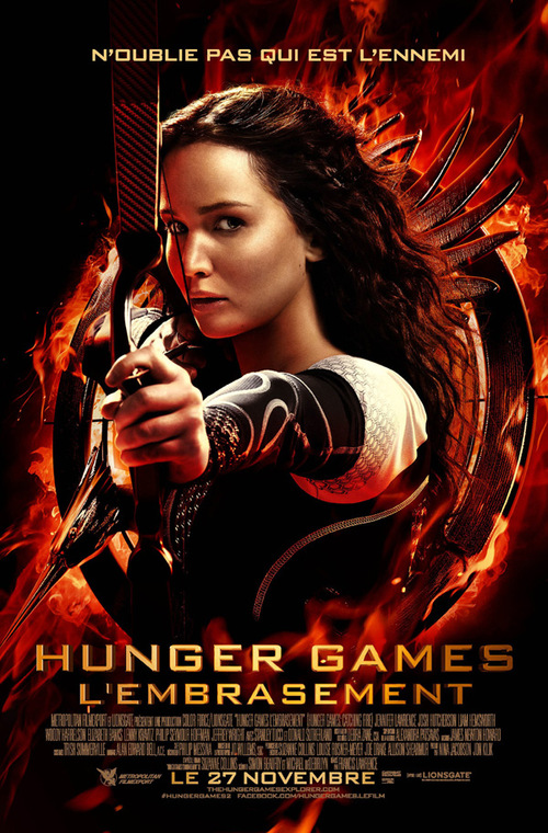 Hunger Games 2 avec Jennifer Lawrence : découvrez l'affiche française finale