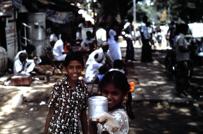 LA VILLE DE MADRAS EN INDE  EN  1978