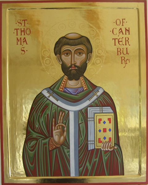 Saint Thomas Beckett, Archevêque de Cantobéry, martyr († 1170)