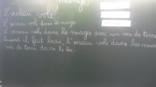 Production d'écrit : Augmenter sa phrase en ajoutant des compléments 