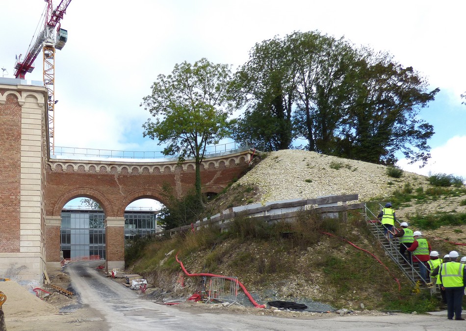 La Citadelle et son vaste chantier. 