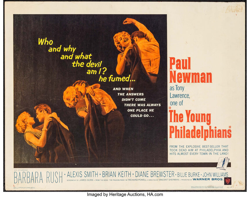 THE YOUNG PHILADELPHIANS BOX OFFICE USA 1959