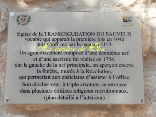 Le Castellet, église de la Transfiguration du Sauveur