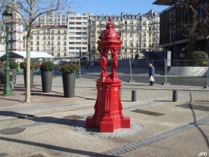 Fontaine Wallace rouge