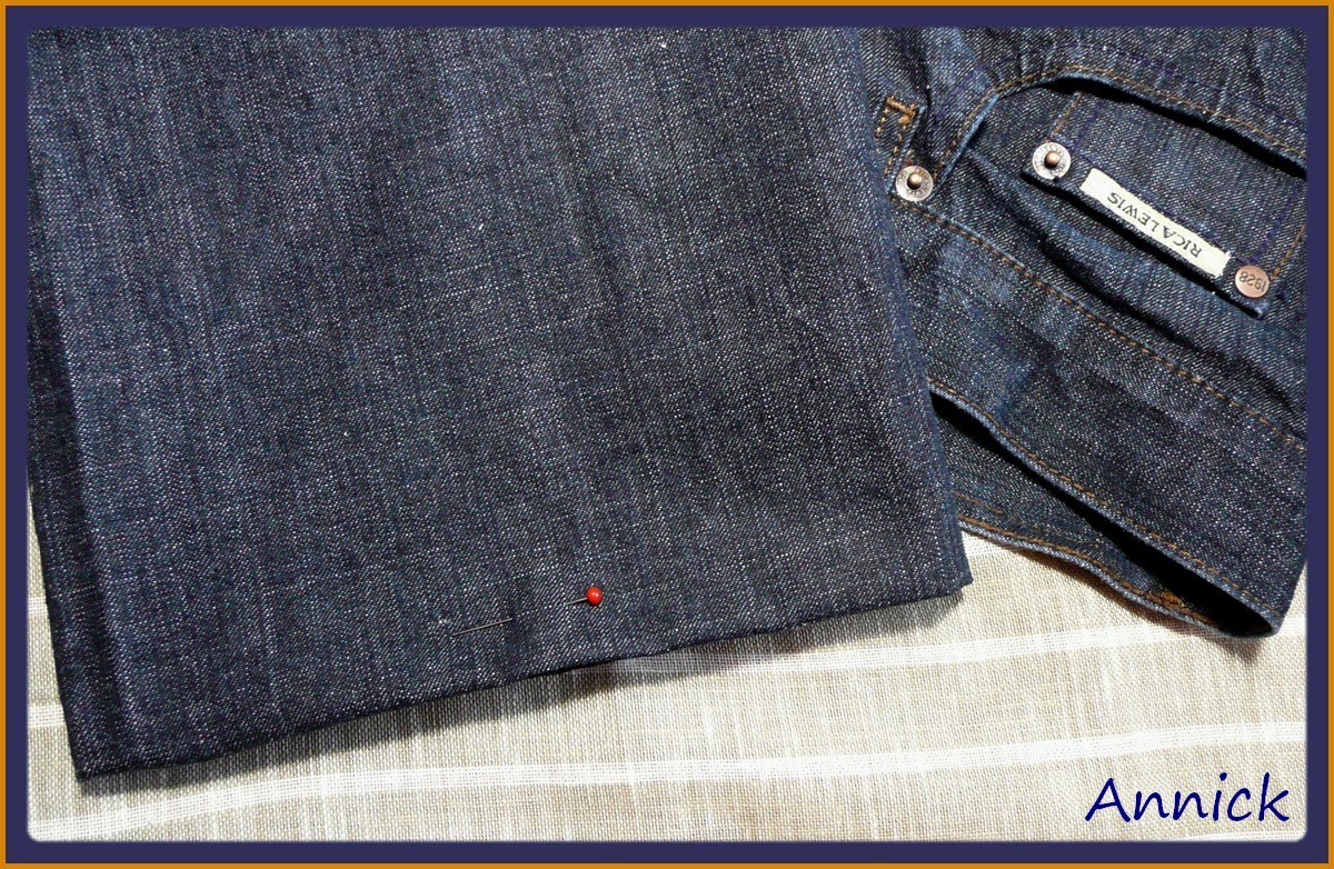 Ourlet de jean : cinq astuces faciles et rapides pour raccourcir un jean  trop long sans machine à coudre ! - Voici