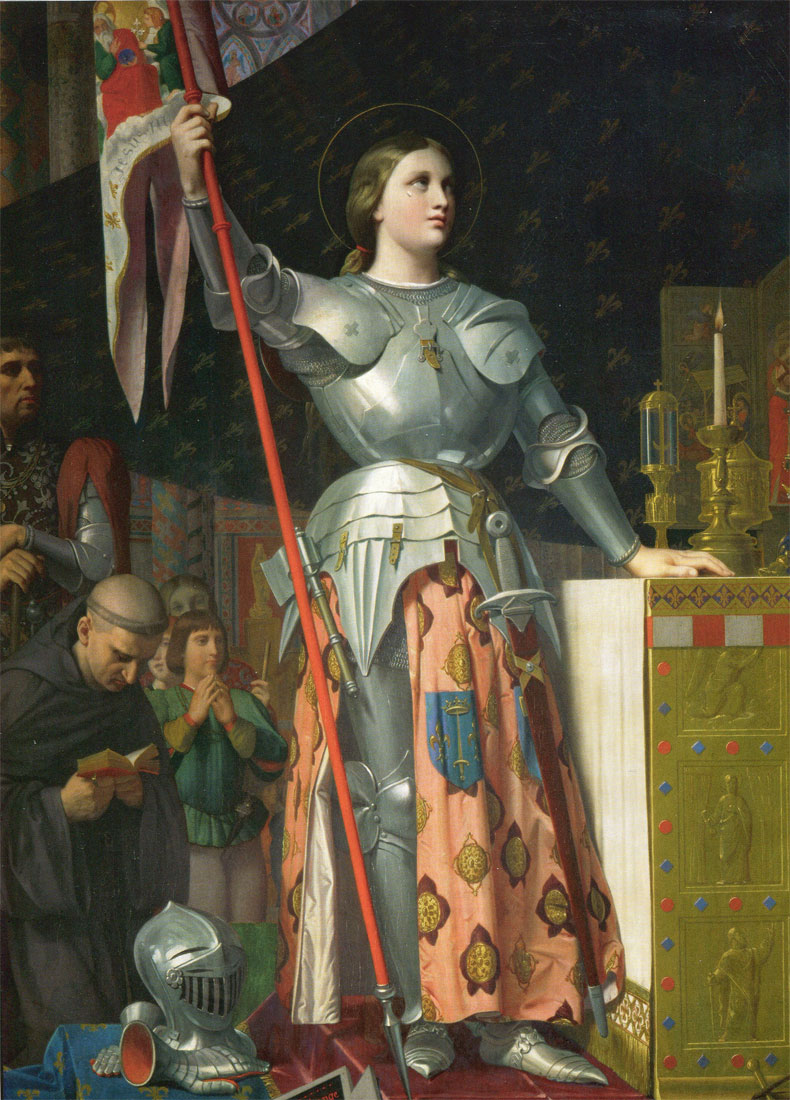 Jeanne d'Arc au sacre de Reims, par Dominique Ingres (1780-1867), 1854, musée du Louvre