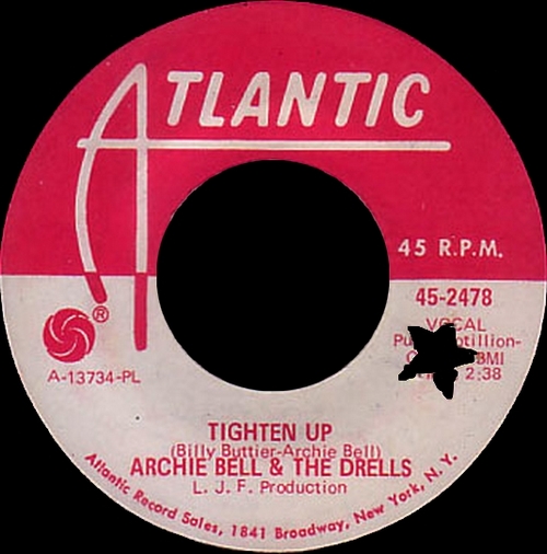 Archie Bell & The Drells : Album " Tighten Up " Atlantic Records SC 8181 [ US ]