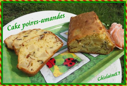 Cake poires-amandes