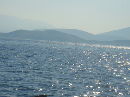 Iles Erikoussa, notre dernier mouillage en Grèce