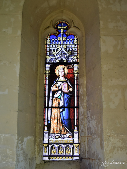 Château du Plessis-Bourré - les vitraux de la chapelle